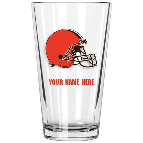Cleveland Browns Personalized 16 oz. Pint Glass