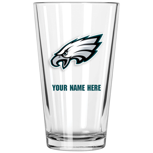 Philadelphia Eagles Personalized 16 oz. Pint Glass