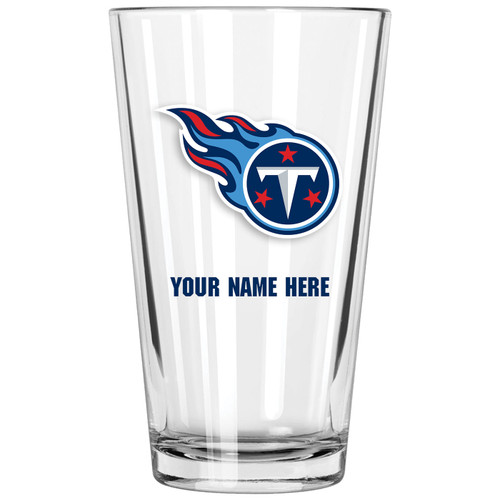 Tennessee Titans Personalized 16 oz. Pint Glass
