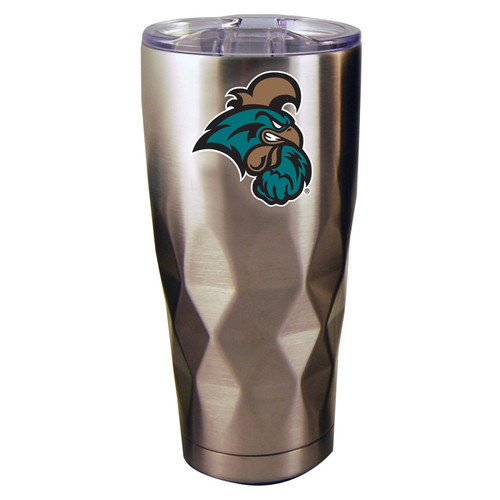 Coastal Carolina Chanticleers 22 oz. Stainless Steel Diamond Tumbler