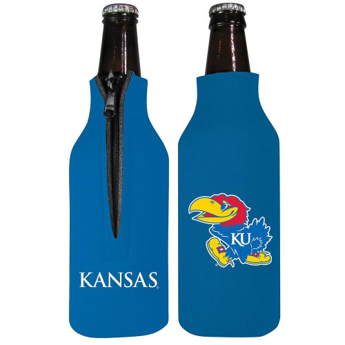 Kansas Jayhawks Neoprene Bottle Insulator