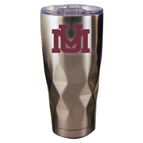Montana Grizzlies 22 oz. Stainless Steel Diamond Tumbler