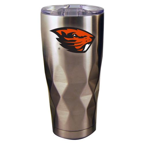 Oregon State Beavers 22 oz. Stainless Steel Diamond Tumbler