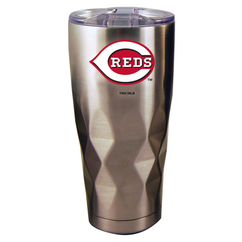 Cincinnati Reds 22 oz. Stainless Steel Diamond Tumbler