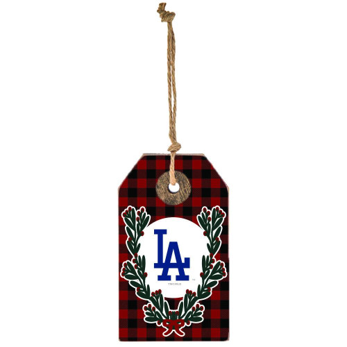 Los Angeles Dodgers Gift Tag Ornament
