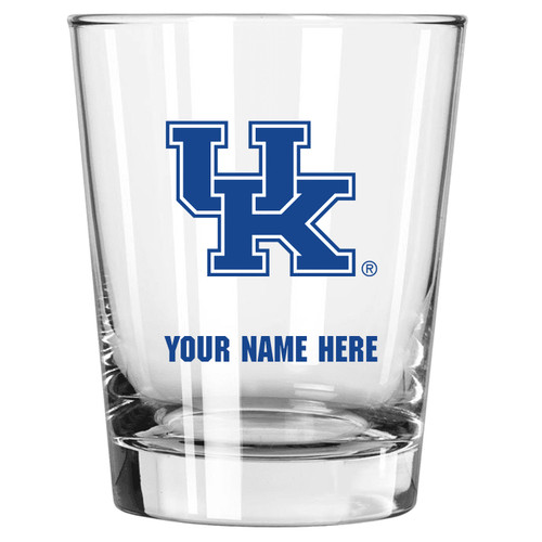 Kentucky Wildcats Personalized 15 oz. Double Old Fashioned Glass