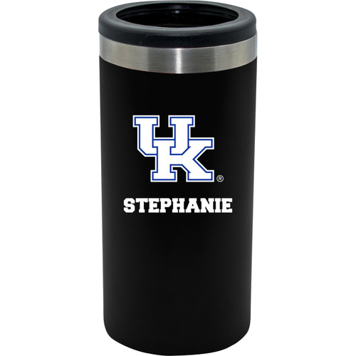 Kentucky Wildcats Personalized 12 oz. Stainless Steel Slim Can Holder