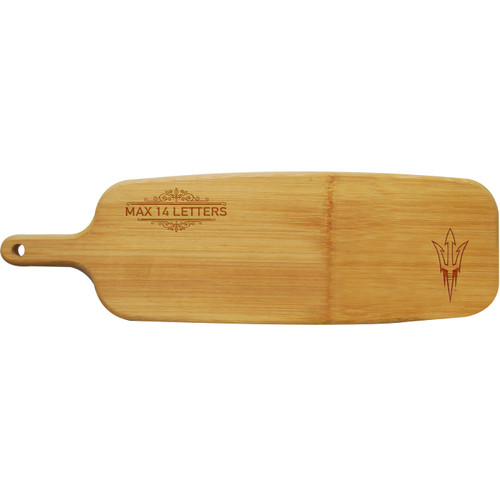 Arizona State Sun Devils Personalized Paddle Cutting Board