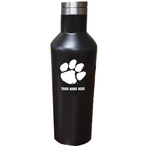 Clemson Tigers Personalized 17 oz. Stainless Steel Infinity Bottle