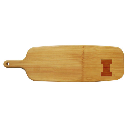 Illinois Fighting Illini Paddle Cutting Board
