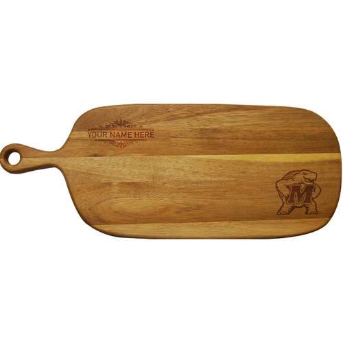 Maryland Terrapins Personalized Paddle Serving Board