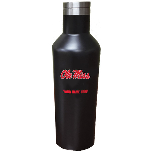 Mississippi Rebels Personalized 17 oz. Stainless Steel Infinity Bottle