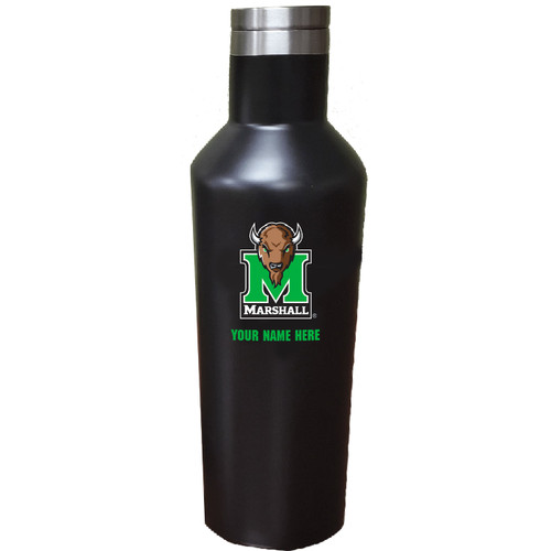 Marshall Thundering Herd Personalized 17 oz. Stainless Steel Infinity Bottle