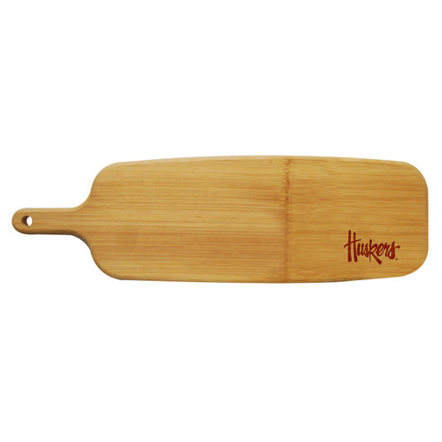 Nebraska Cornhuskers Paddle Cutting Board