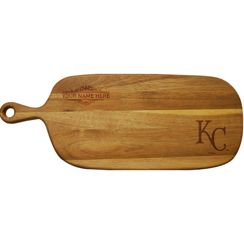 Kansas City Royals Personalized Paddle Serving Board