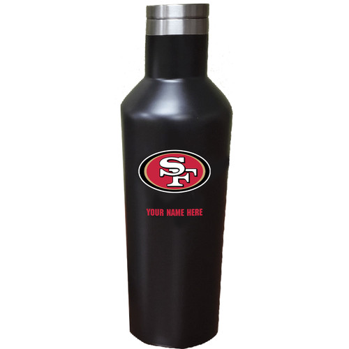 San Francisco 49ers Personalized 17 oz. Stainless Steel Infinity Bottle