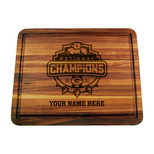 Georgia Bulldogs Champs Personalized Cutting & Serving Board