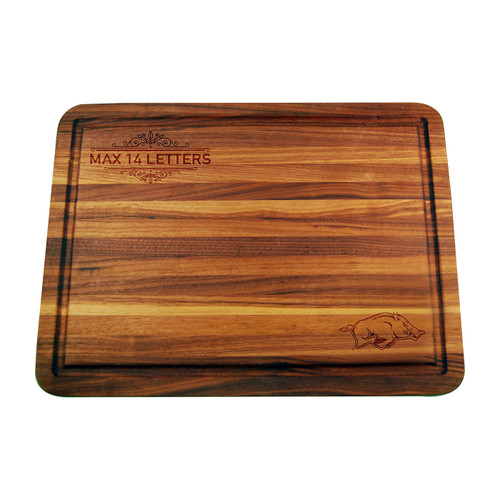 Arkansas Razorbacks Personalized Cutting & Serving Board