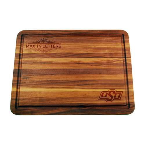 Oklahoma State Cowboys Personalized Cutting & Serving Board