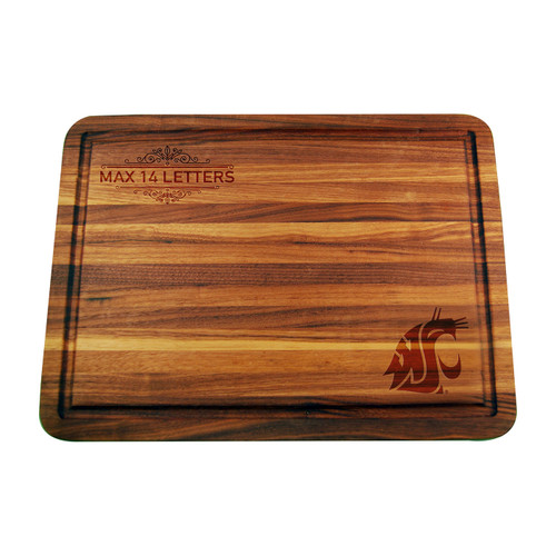 Washington State Cougars Personalized Cutting & Serving Board
