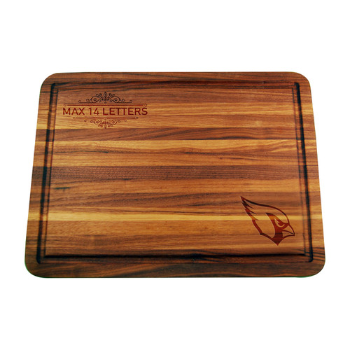 Arizona Cardinals Personalized Cutting & Serving Board
