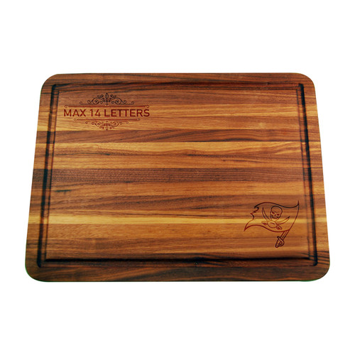 Tampa Bay Buccaneers Personalized Cutting & Serving Board