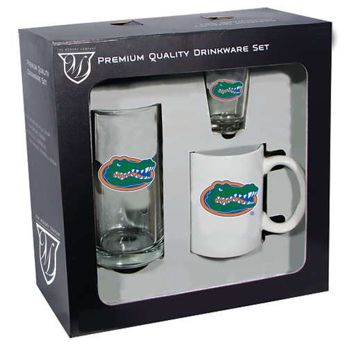 Florida Gators 3 Piece Drinkware Gift Set