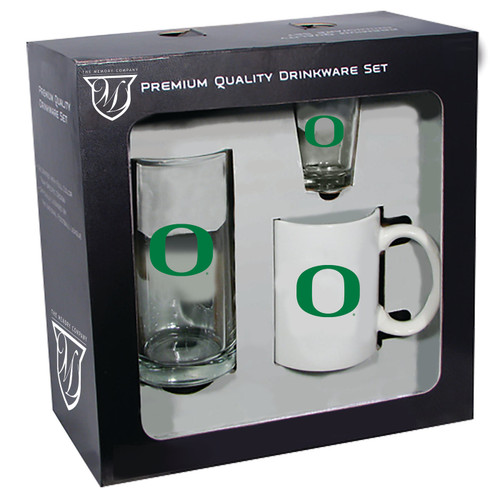 Oregon Ducks 3 Piece Drinkware Gift Set