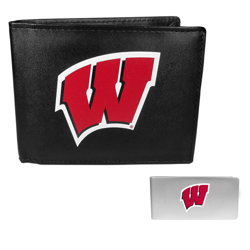 Wisconsin Badgers Bi-fold Wallet & Money Clip