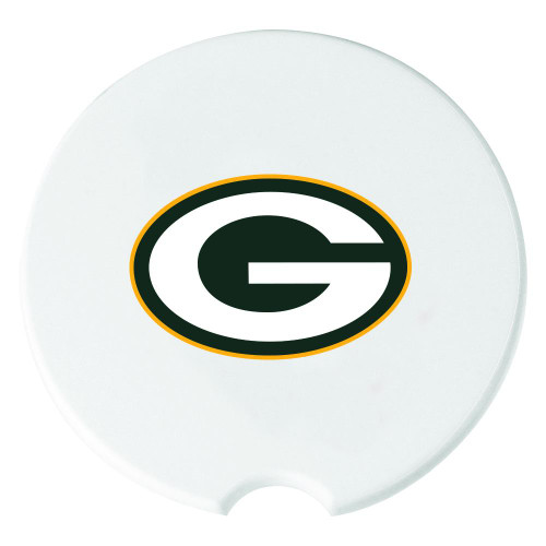 Green Bay Packers 2-Pack Ceramic Travel Coaster Set