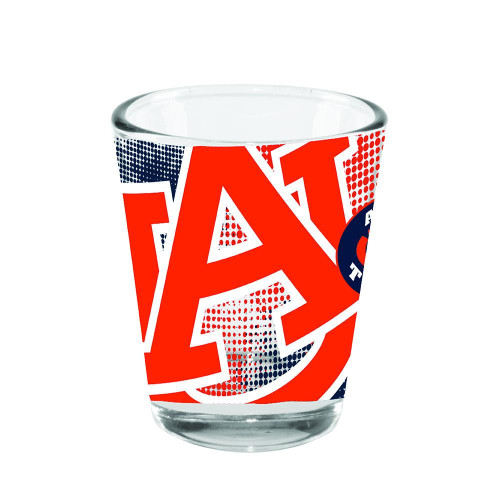 Auburn Tigers 2 oz. Full Wrap Shot Glass