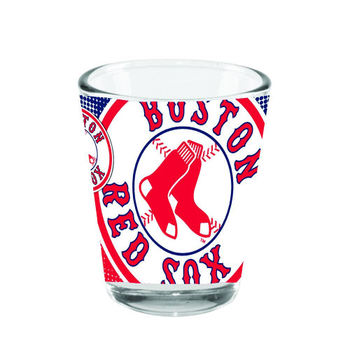 Boston Red Sox 2 oz. Full Wrap Shot Glass