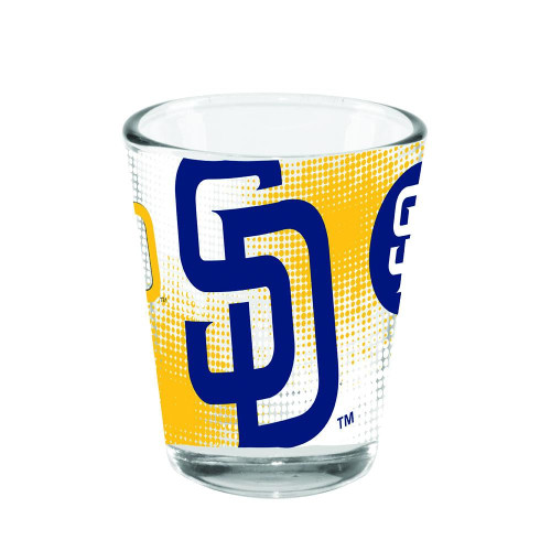 San Diego Padres 2 oz. Full Wrap Shot Glass