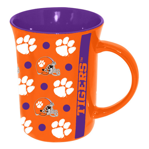 Clemson Tigers 15 oz. Ceramic Line Up Mug