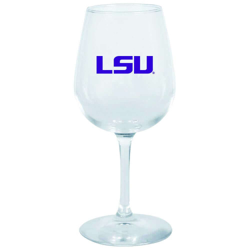LSU Tigers 12.75 oz. Stemmed Wine Glass