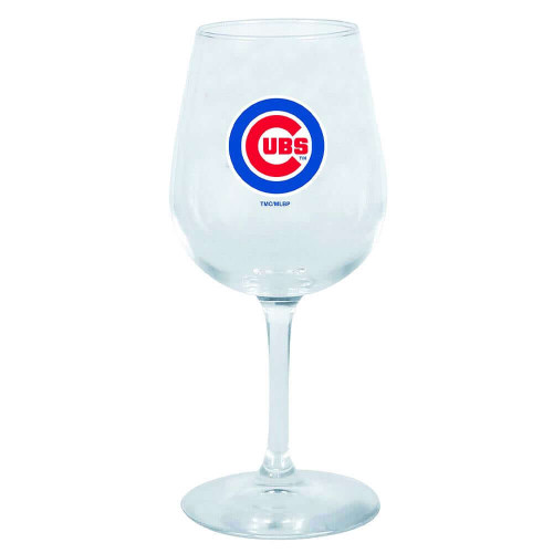 Chicago Cubs 12.75 oz. Stemmed Wine Glass
