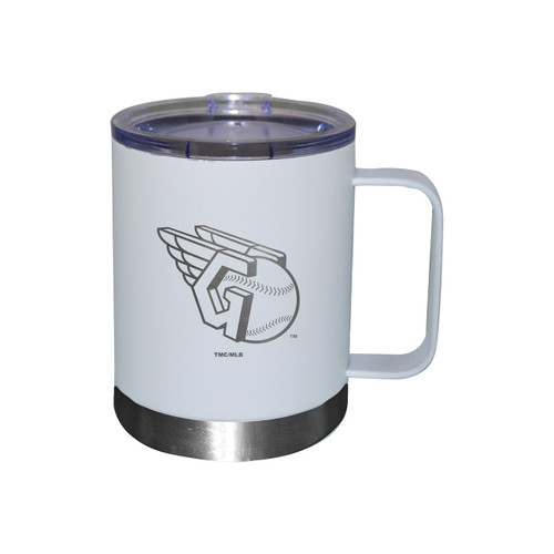 Cleveland Guardians 12 oz. Etched Stainless Steel Lowball Tumbler with Handle