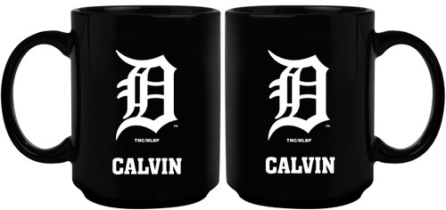 Detroit Tigers Personalized 15 oz. Black Mug