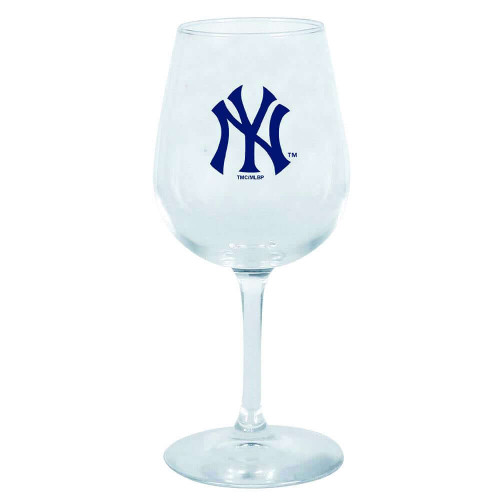 New York Yankees 12.75 oz. Stemmed Wine Glass