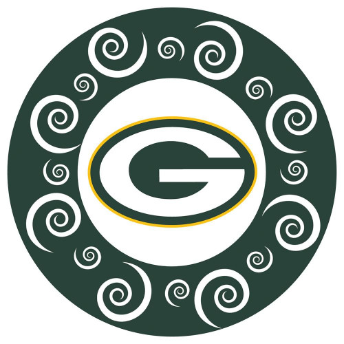 Green Bay Packers Swirl Coaster