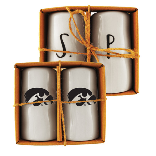 Iowa Hawkeyes Artisan Salt and Pepper Shaker