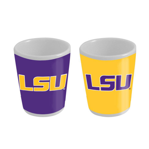 LSU Tigers 2-Pack 2 oz. Home and Away Shot Glass Set