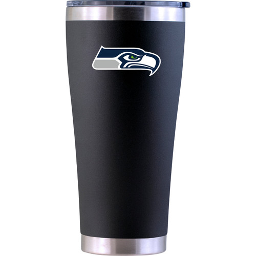 Seattle Seahawks 30 oz. Black Stainless Steel Tumbler