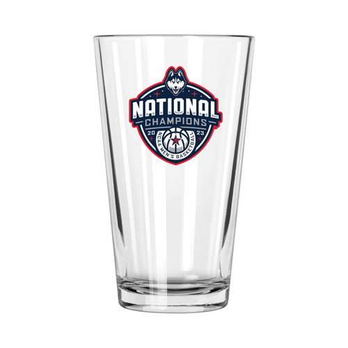 UConn Huskies National Champs 16 oz. Pint Glass