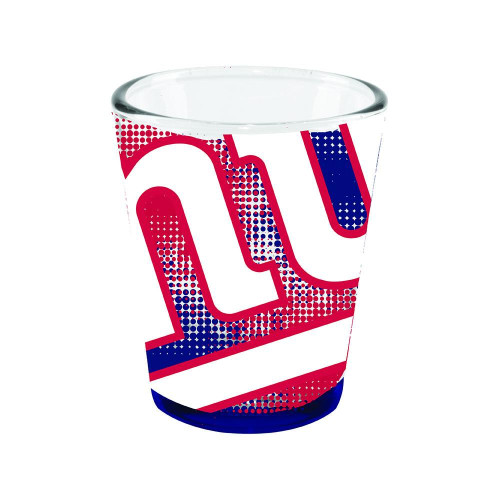 New York Giants 2 oz. Full Wrap Highlight Bottom Shot Glass
