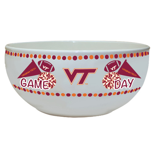 Virginia Tech Hokies Ceramic Large Game Day Bowl