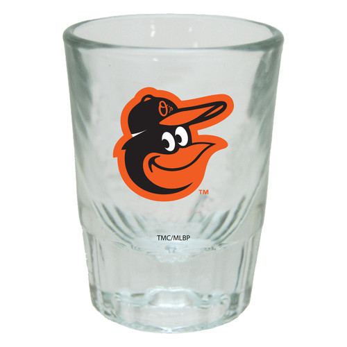 Baltimore Orioles 2 oz. Fluted Shot Glass