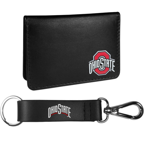 Ohio State Buckeyes Weekend Bi-fold Wallet & Strap Key Chain