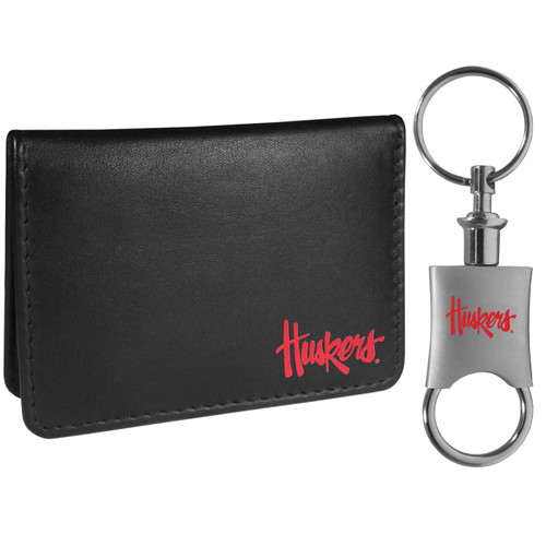 Nebraska Cornhuskers Weekend Bi-fold Wallet & Valet Key Chain