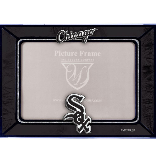 Chicago White Sox Art Glass Horizontal Picture Frame